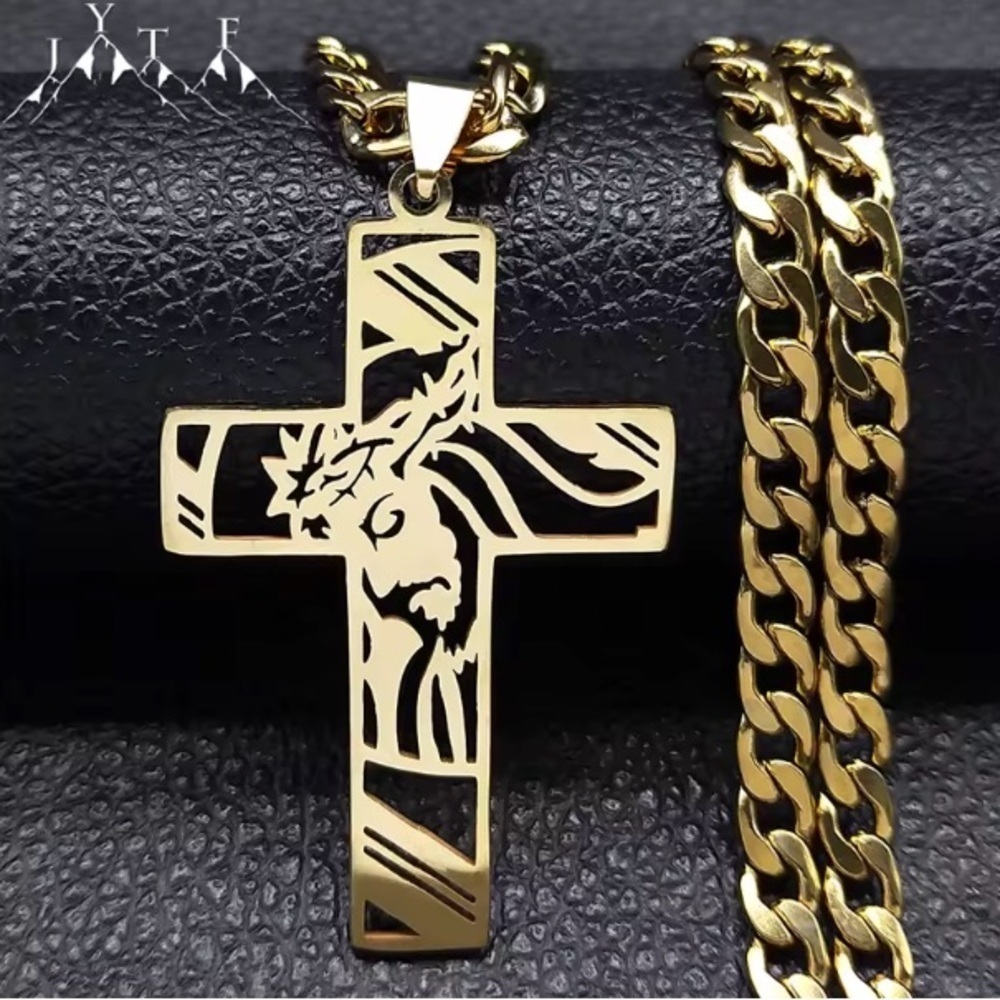 Jesus Cross Necklace.
